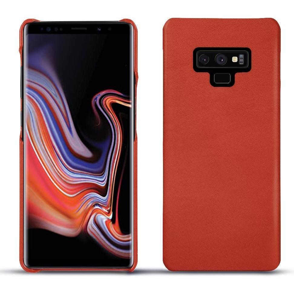 Noreve Lederschutzhülle (Samsung Galaxy Note 9), Smartphone Hülle, Orange