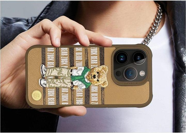 Immagine prodotto Zuck Bear Headphone case case SAN FRANCISCO FORTUNE for IPHONE 15 Pro golden state bear (Apple iPhone 15 Pro)