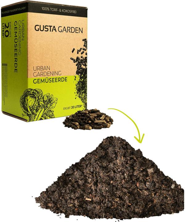 Gusta Garden Pelletierte Quellerde 4.6 kg