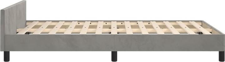 Produktbild vidaXL Bettgestell mit Kopfteil Samt (120 x 190 cm)