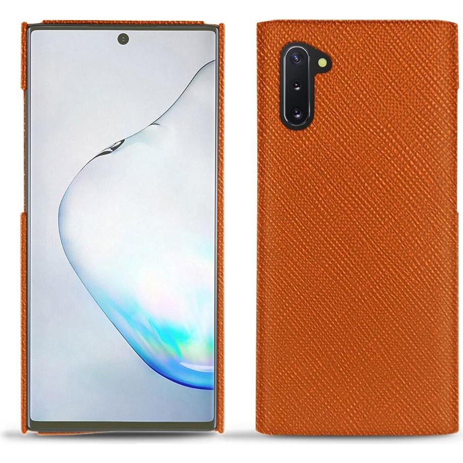 Noreve Lederschutzhülle (Samsung Galaxy Note 10), Smartphone Hülle, Orange