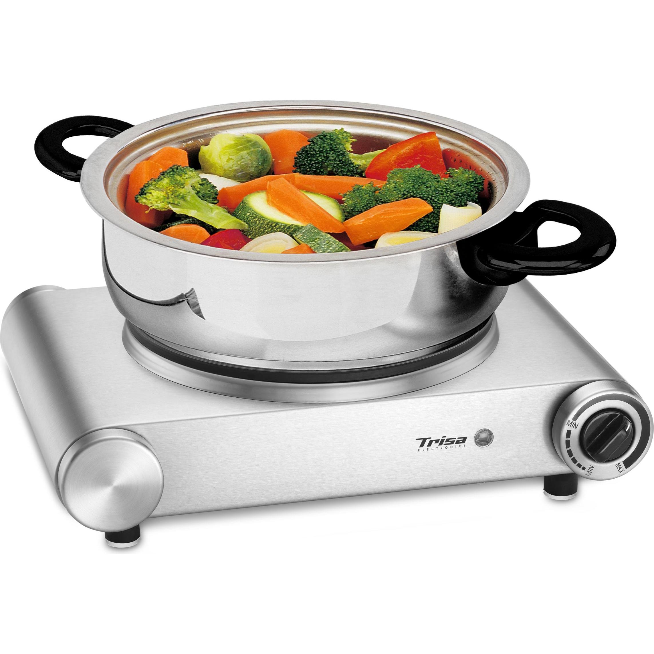 Thumbnail - Trisa 1er Kochplatte "Just cook", Kochplatte, Silber