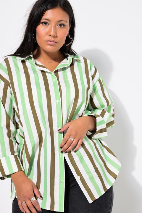 Produktbild Studio Untold Hemdbluse, oversized, Streifen, Langarm (60)