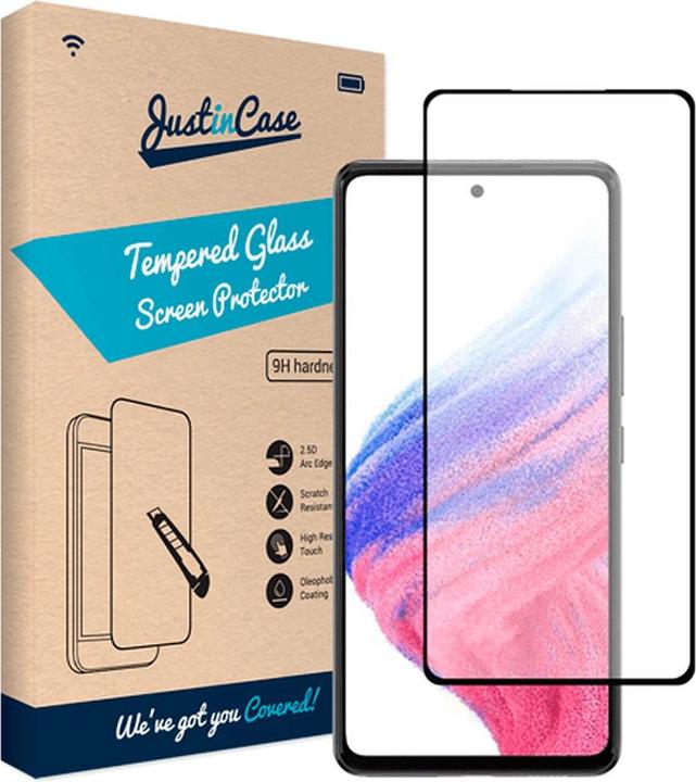 Produktbild Just in Case GehÃ¤rtetes Glas Edge-to-Edge Displayschutzfolie Samsung Galaxy A53 (1 Stück, Samsung Galaxy A53)