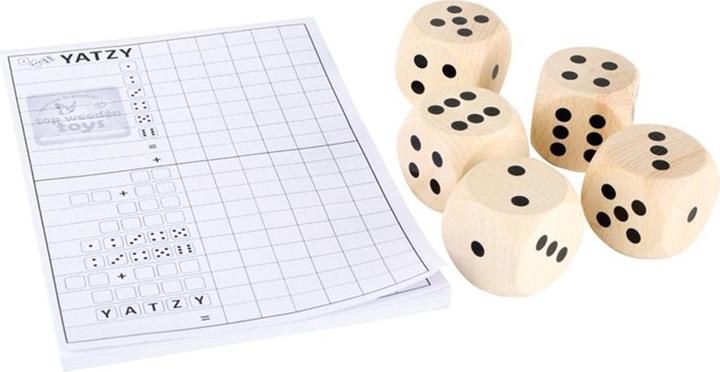 Actual product image small foot The large-format dice game (English)