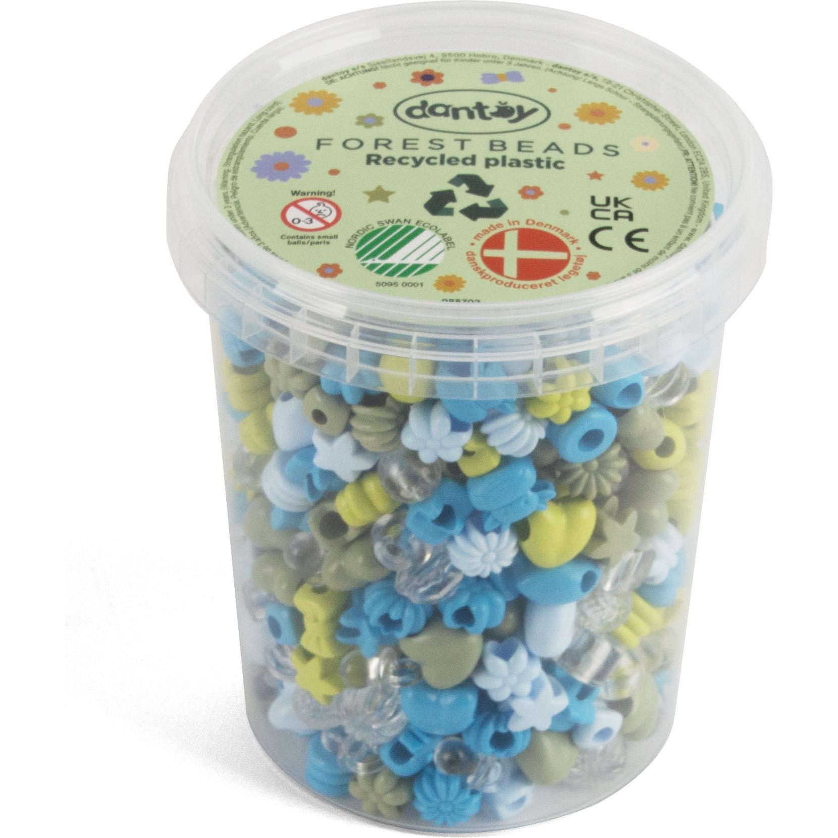 dantoy 5931 - PASTELL PERLEN FORESTFARBEN GROSS 520 STK.