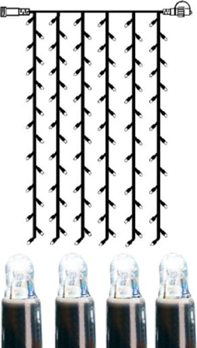 Produktbild Star Trading System LED Lichtervorhang Curtain 1x2m (1 m)
