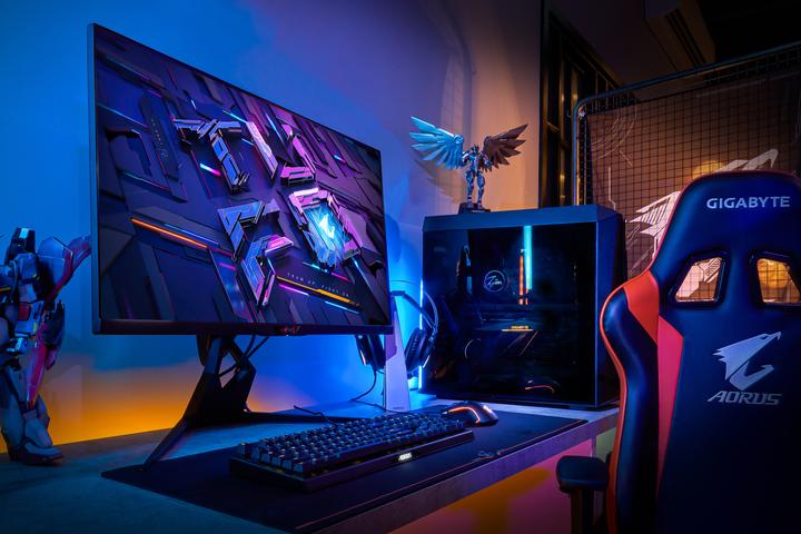 Actual product image Gigabyte Aorus FI32U (3840 x 2160 Pixels, 31.50")