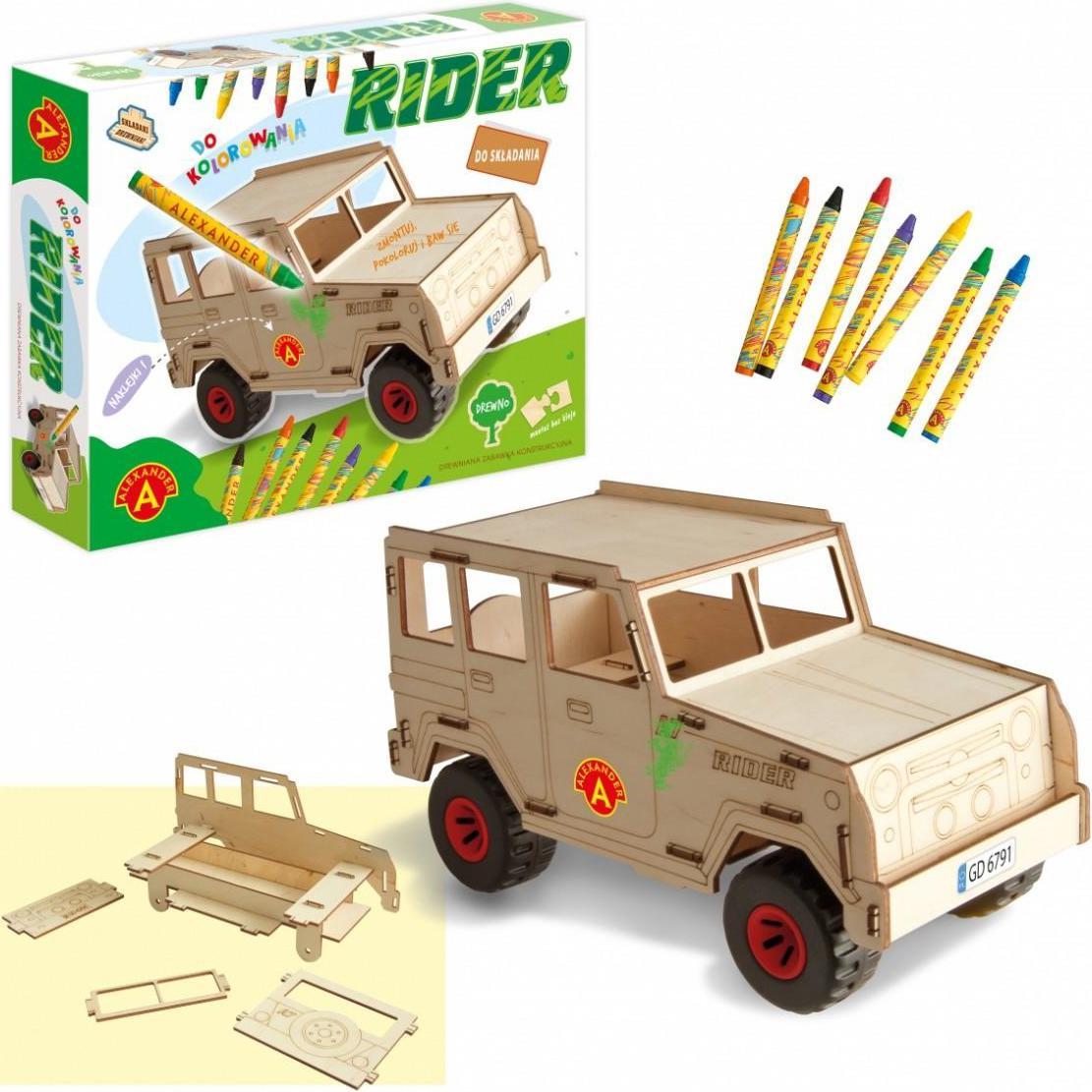 Alexander Aleksandras Folding wooden vehicle Folding clogs - motorcyclist 2456