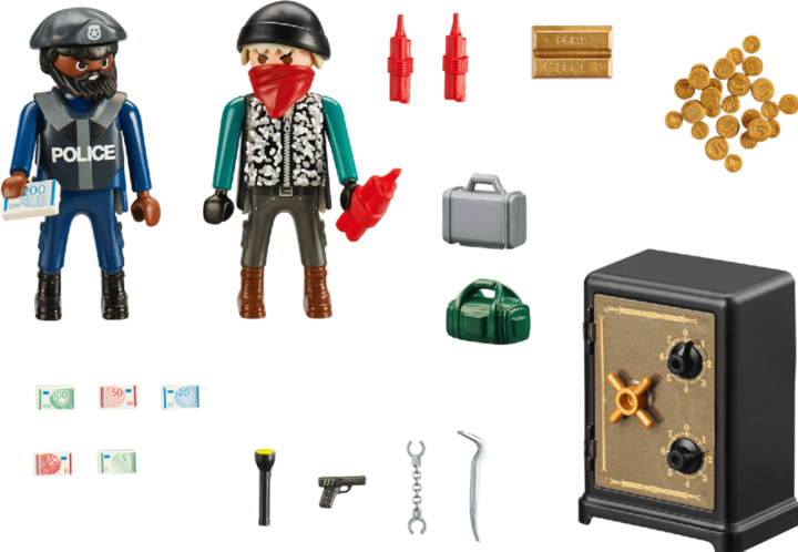 Image du produit Playmobil Starter Pack Casseur de coffre-fort (70908, Playmobil City Action)