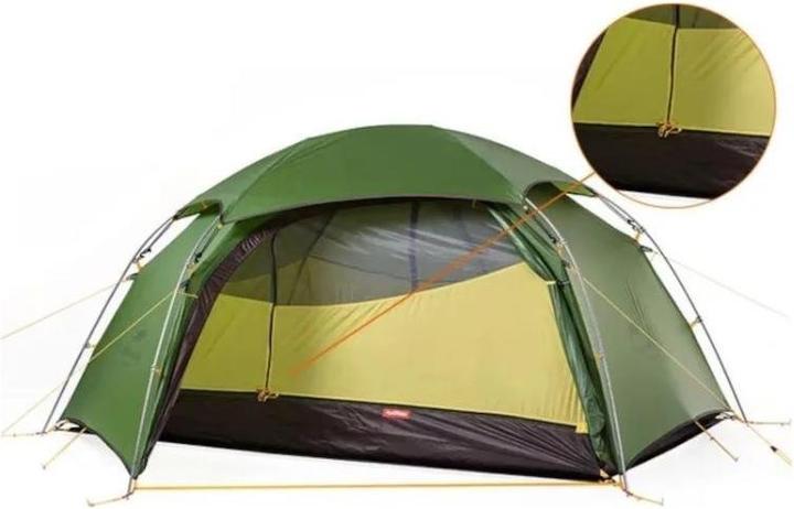 Produktbild Naturehike Cloud Peak 2 20d T-Zip Zelt nh17k240-y-green (2.50 kg, 2 Personen)