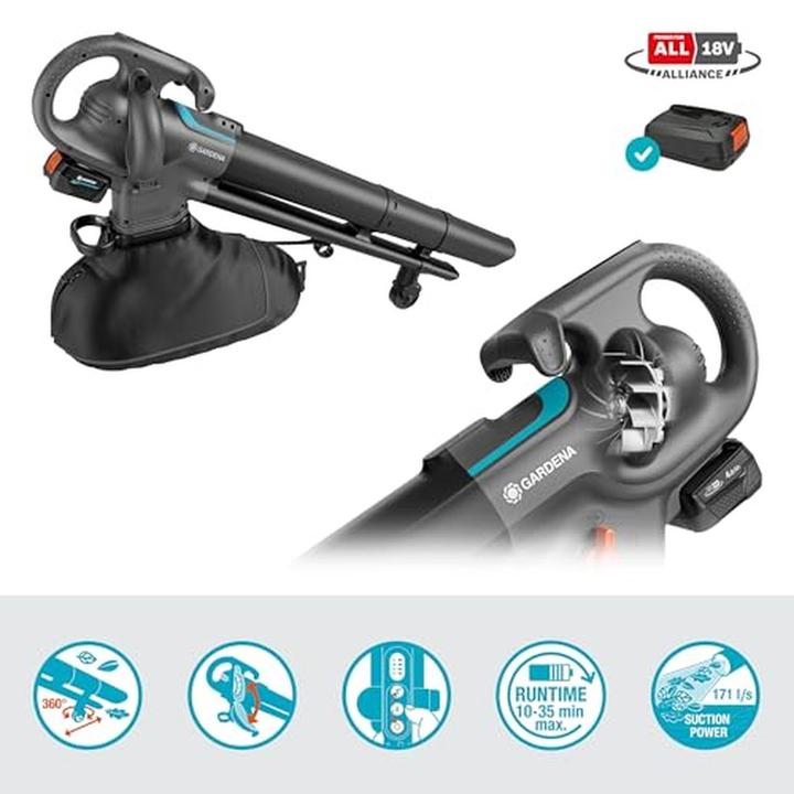 Actual product image Gardena PowerJet Collect (Rechargeable battery operated, Vacuum cleaners & blowers)