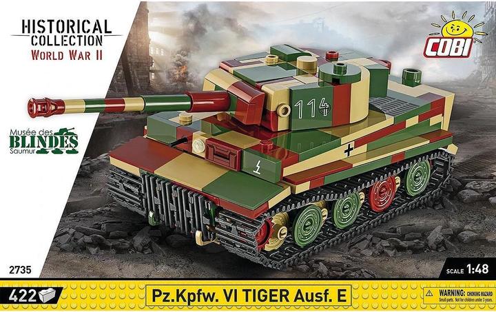 Actual product image Cobi H.C. WWII P.Z.KPFW VI Tiger Ausf. E