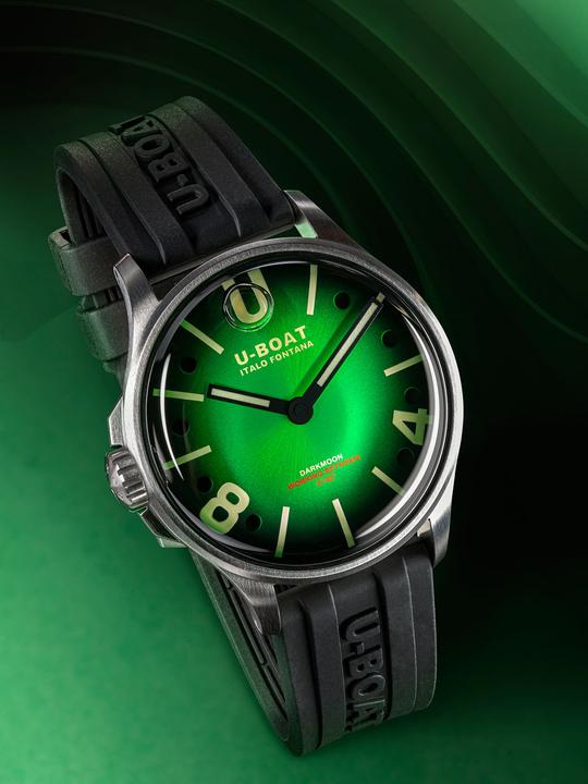 Produktbild U-Boat 9502 Darkmoon Green SS Soleil Herrenuhr 40mm 5ATM (Analoguhr, 40 mm)