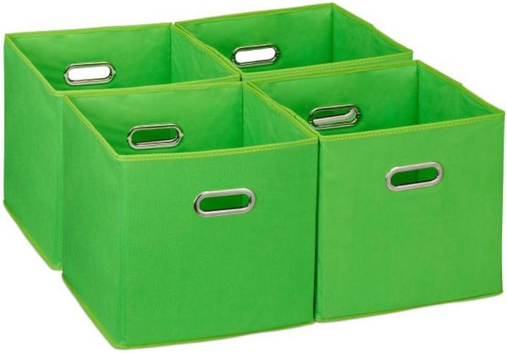Immagine prodotto Relaxdays 4x scatola di immagazzinamento (30 x 30 x 30 cm, 26 l)