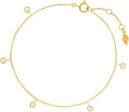 Armkette MY FIRST DIAMOND Charms, 14 Karat Gelbgold (14 Karat Gelbgold)