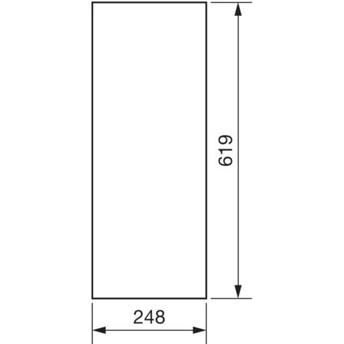 Thumbnail - Hager Tür FZ007N links für Schrank H 650xB 800mm, Serverschrank Zubehör, Weiss