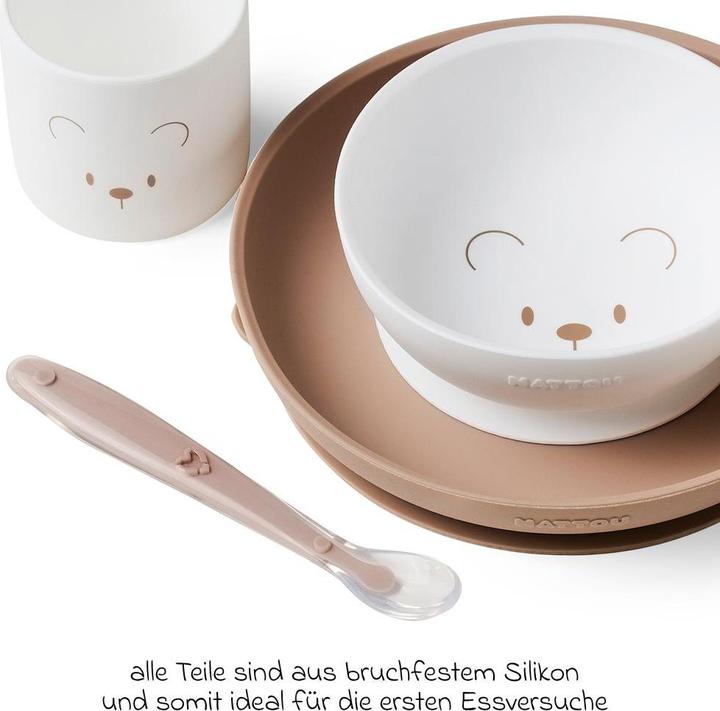 Actual product image Nattou Teddy dining set