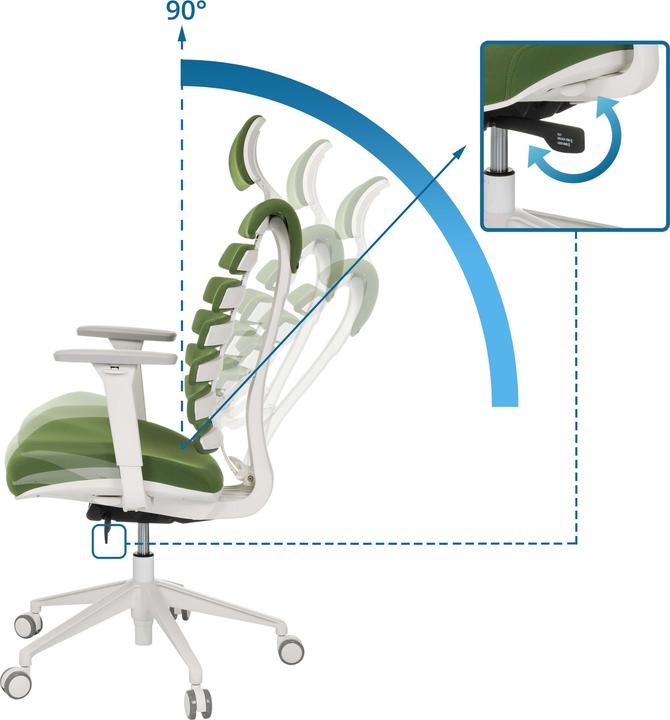 Immagine prodotto Hjh Office Ergo Line W (48 - 58 cm)