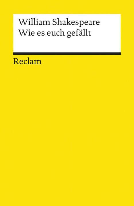 Produktbild Wie es euch gefällt (Deutsch, August Wilhelm Schlegel, Dietrich Klose, William Shakespeare, 2011)
