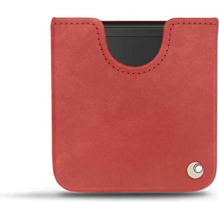 Noreve Lederschutzhülle (Samsung Galaxy Z Flip), Smartphone Hülle, Rot