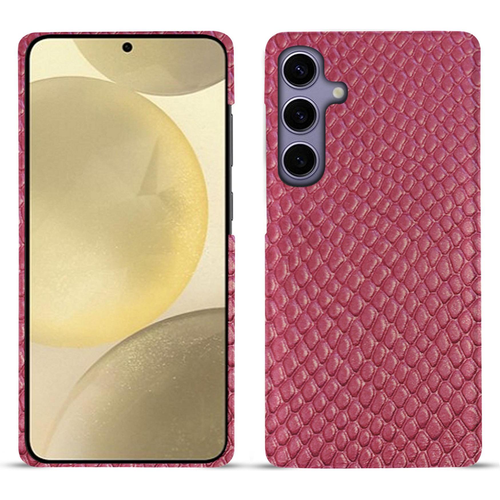 Thumbnail - Noreve Lederschutzhülle (Samsung Galaxy S23+, Samsung Galaxy S24+), Smartphone Hülle, Rosa