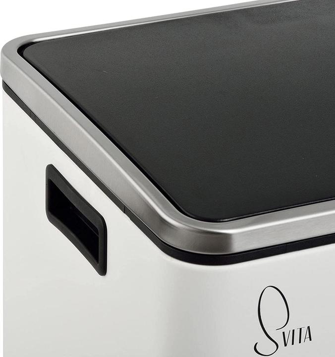 Actual product image Svita TM2X15 Pedal bin, White (30 l)