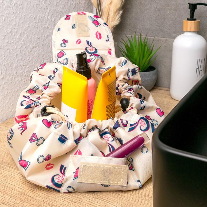 Produktbild Intirilife Kosmetiktasche in CREME GIRLY MOTIV