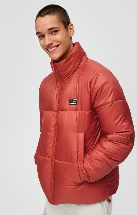 Produktbild s.Oliver Outdoor-Jacke Steppjacke mit Label-Patch (XXL)