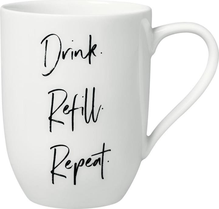 Produktbild Villeroy & Boch Becher mit Henkel Drink. Refill. Repeat. Statement (280 ml, 1 x)