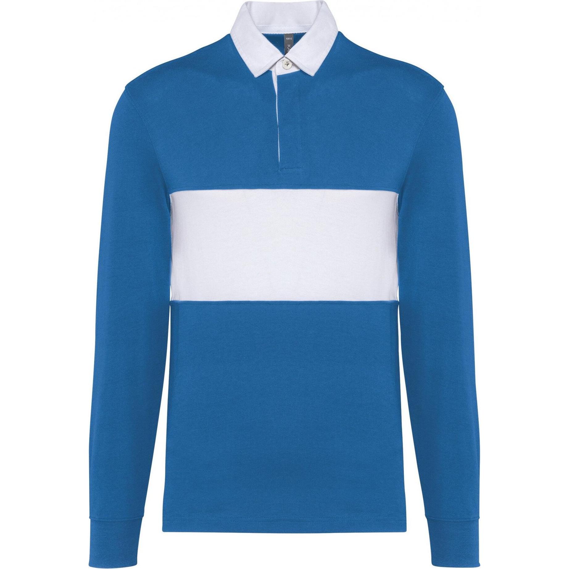 Proact, Shirt, Rugby-Poloshirt mit langen Ärmeln, Blau, (3XL)