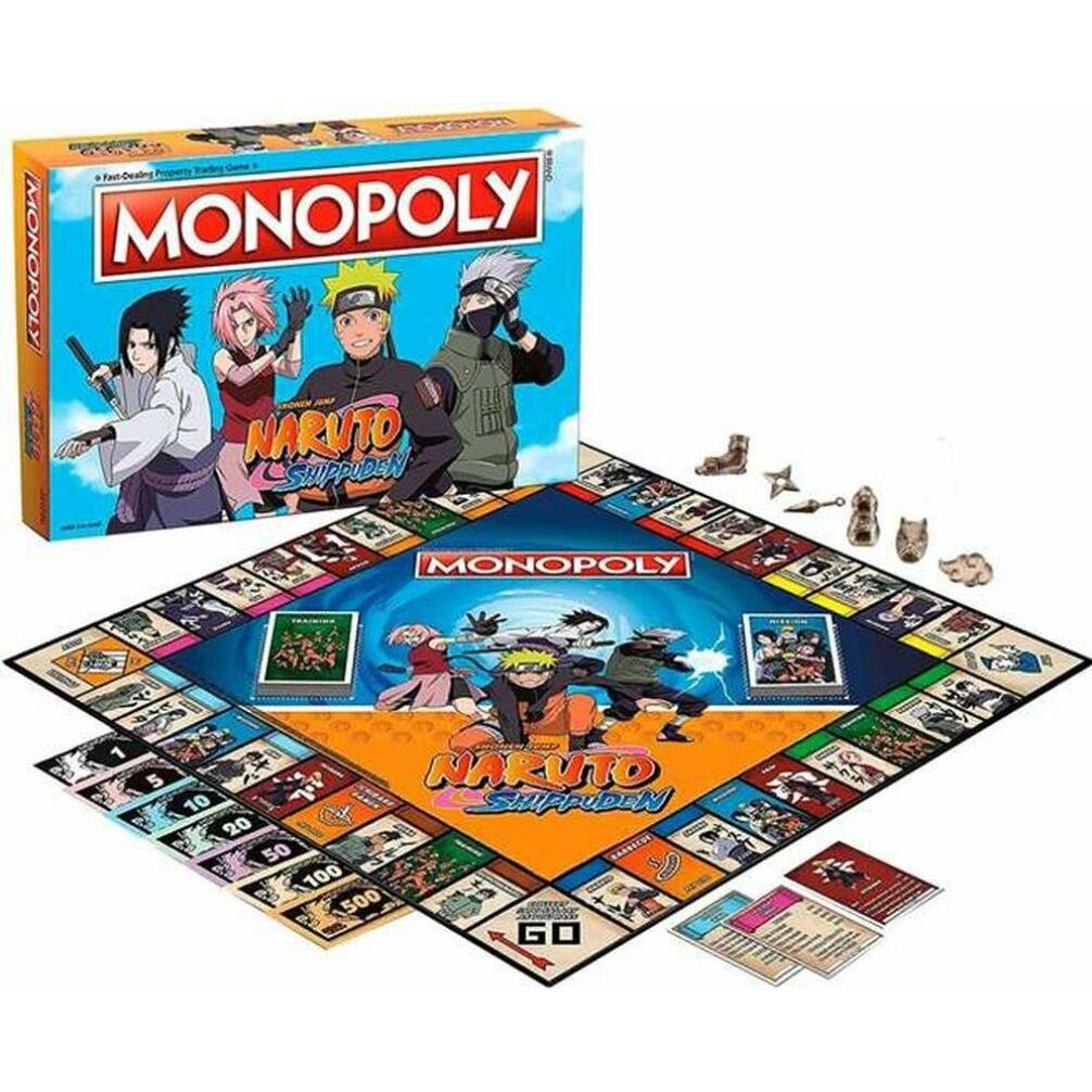 Eleven Force Monopoly Hasbro Naruto Shippuden Sprache: Spanisch (Spanisch)