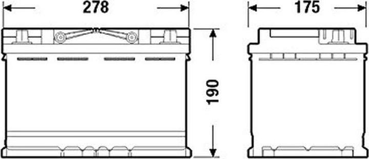 Produktbild Exide Start-Stop AGM (12 V, 70 Ah, 760 A)