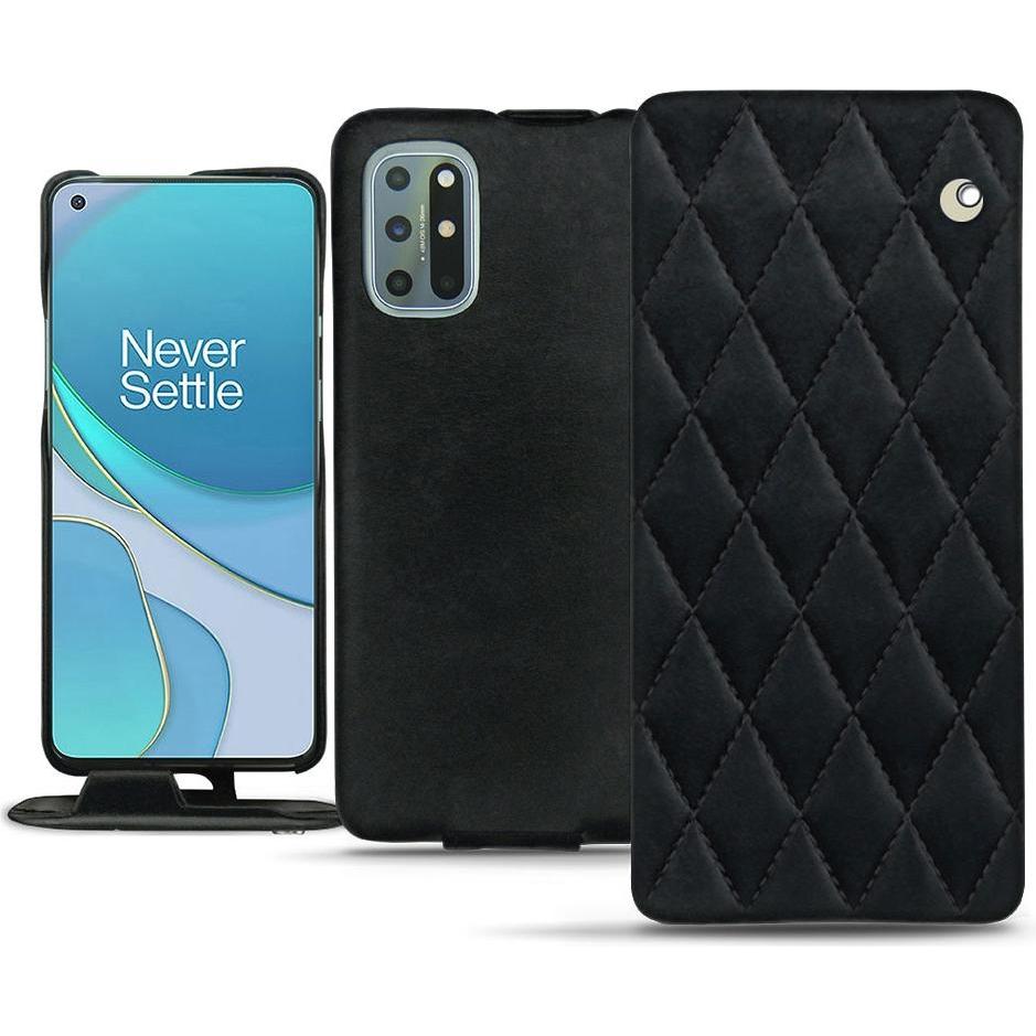 Noreve Lederschutzhülle vertikal (OnePlus 8T), Smartphone Hülle, Schwarz
