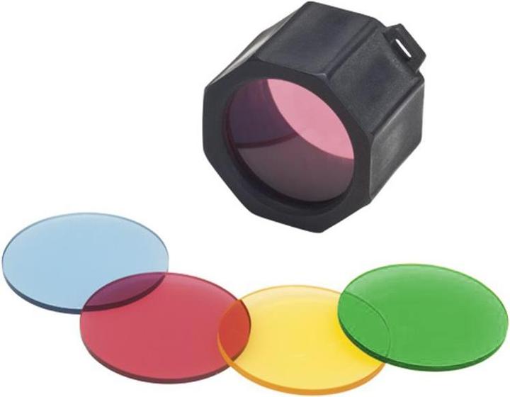 Produktbild Suprabeam Farbfilterset mit Adapter für Q3 Taschenlampen