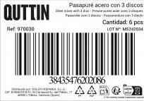 Produktbild Quttin Stahl Paspure mit 3 Scheiben
