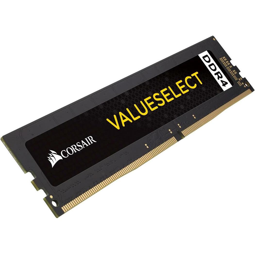 Corsair ValueSelect (1 x 16GB, 2666 MHz, DDR4-RAM, DIMM), RAM, Schwarz