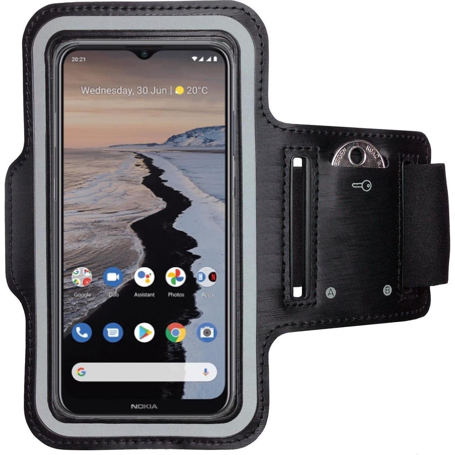 CoverKingz Sportarmband für Nokia G10/G20, Smartphone Sportarmband, Schwarz