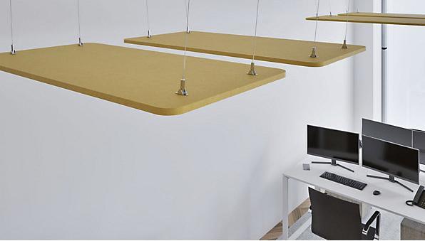 Produktbild eurokraft basic Akustik-Deckenplatte (120 x 60 cm)
