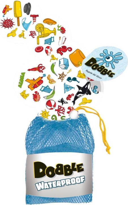 Produktbild Asmodée Dobble Waterproof (Eco-sleeve, Ed. Italiana) (Italienisch)
