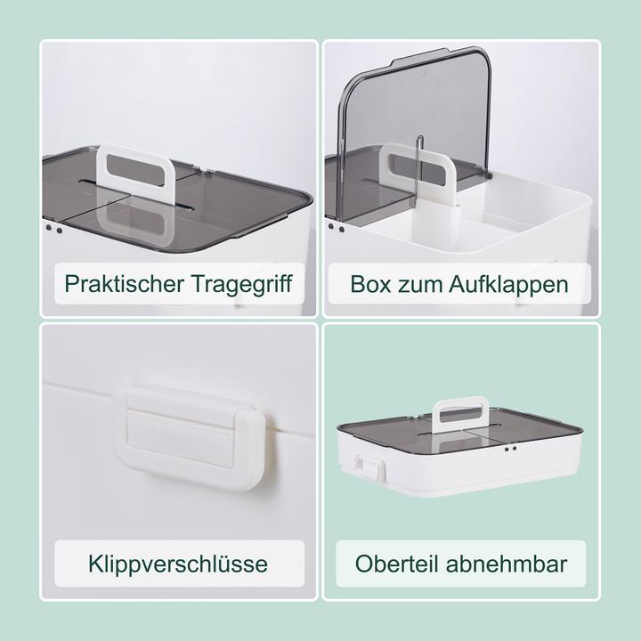 Produktbild Relaxdays Hausapotheke mit 2 Etagen