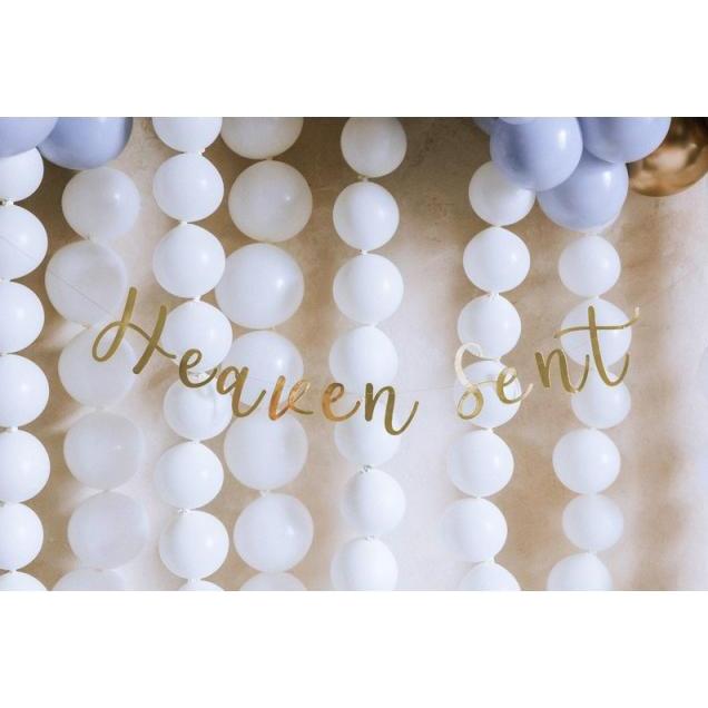 Thumbnail - Partydeco Kettenballons Linking Dekoluftballon Weiss 33cm, 20 Stück