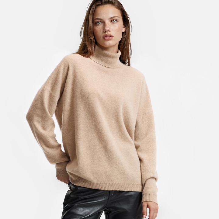 Produktbild La Redoute Collections Pullover mit Rollkragen aus feinem Kaschmir-Strick (XXL)