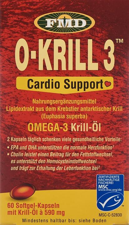 Produktbild Udo's Choice O-Krill 3 Licaps Bio (60 Stück)