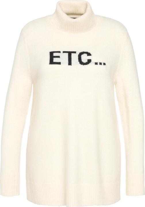 Produktbild Ulla Popken Pullover, Schriftmotiv, Rollkragen, Langarm (46, 48)