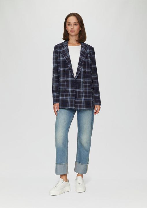 Immagine prodotto S.Oliver Indoor-Blazer Langer Twillblazer mit Karomuster (32)