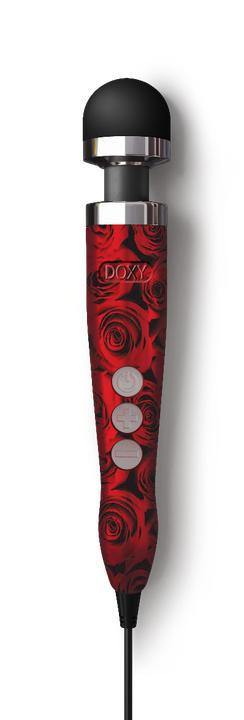 Actual product image Doxy Number 3 Wall Massager Rose Pattern