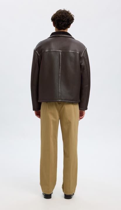 Produktbild Selected Homme Lammfell Lederjacke (S)