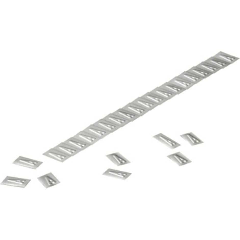 Weidmüller Segnacavo 5 naturale Cavo Ř10-317mm 1712500005, Accessori per cavi, Argento