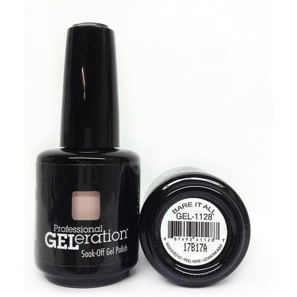 Actual product image Jessica Cosmetics Geleration Bare It All (GEL-1128 Bare It All, UV gel varnish)